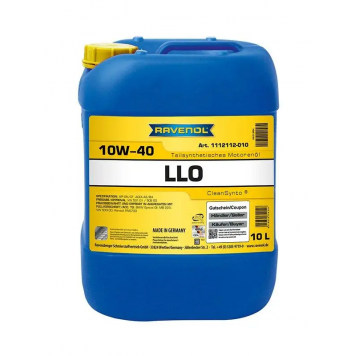 Моторна напівсинтетична олива Ravenol 10W-40 LLO SN/CF, A3/B4 10л