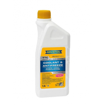 Антифриз Ravenol жёлтый 1,5л C11 концентрат TTC (1:1 -37°C) VAG TL 774-C  