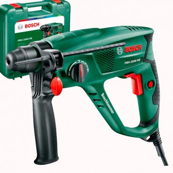 BOSCH Перфоратор PBH 2500 RE (+ кейс), 600W, Сила окремого удару (EPTA) - 1, 9Дж