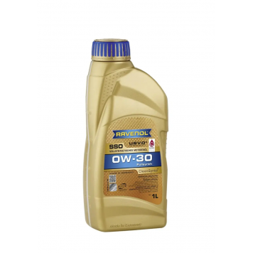 Моторное масло Ravenol 0W-30 SSO "Fullsynth PAO" SN/CF, A3/B4 1л  