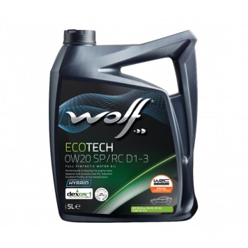 ECOTECH 0W20 SP/RC D1-3 5L