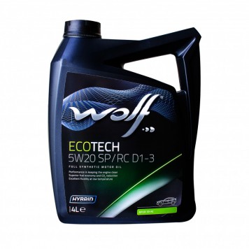 ECOTECH 5W20 SP/RC D1-3 4L