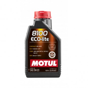 Моторна олива Motul 8100 Eco-lite 0W-20 1L 