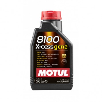 Моторное масло Motul 8100 X-cess gen2 5W-40 1L  
