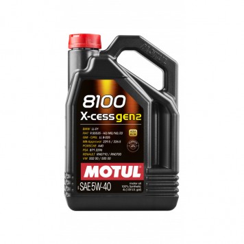 Моторна олива Motul 8100 X-cess gen2 5W-40 4L  