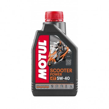 Олива для скутера MOTUL Scooter Power 4T 5W-40 MA 1л  