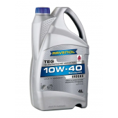 Полусинтетическое моторное масло Ravenol 10W-40 TEG SL/CF, A3/B3 4л для авто на газу