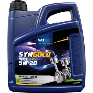 Моторна олива VATOIL 50777 SynGold MSP-F ECO 5W-20 4л (5W20/4 ECO)