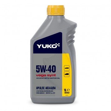 Моторное масло YUKO VEGA SYNT 5W-40 (1L)