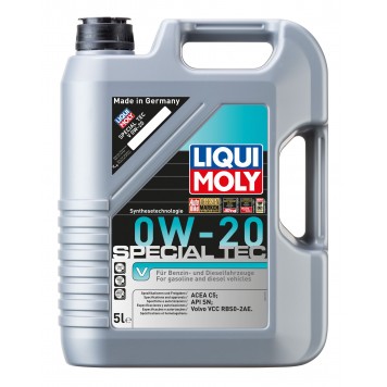Синтетическое моторное масло Liqui Moly Special Tec V 0W-20 5L