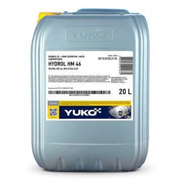 Масло гидравлическое YUKO HYDROL HM (HLP) 46 (20л)