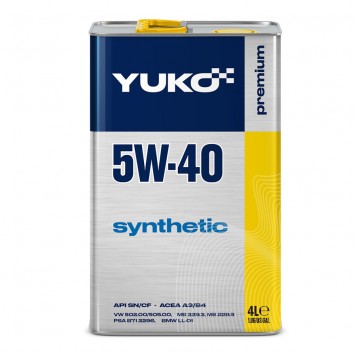 Моторное масло YUKO SYNTHETIC 5W-40 (4L)