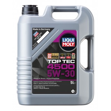 Синтетическое моторное масло Liqui Moly Top Tec 4500 5W-30 5L