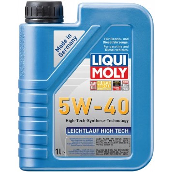 Синтетичне моторне масло Liqui Moly Leichtlauf High Tech 5W-40 1L 
