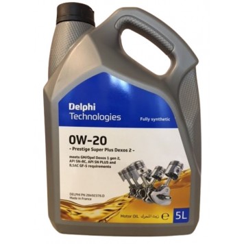 Моторна олива DELPHI Prestige Super Plus 0W-20 (5L)