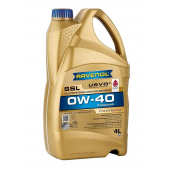 Масло Ravenol 0W-40 SSL Fullsynth PAO SP/CF, A3/B4 4л.  