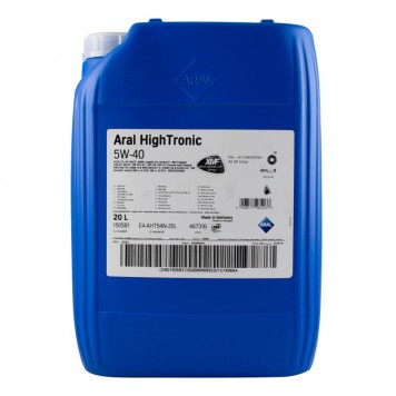 Масло Aral High Tronic 5W-40 20L