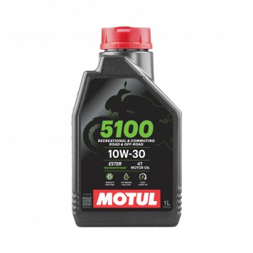 Мотоциклетна олива Motul 5100 4T 10W-30 1L 