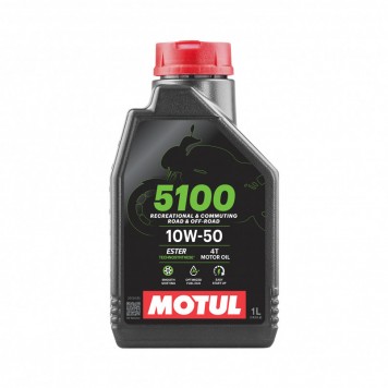 Мотоциклетна олива Motul 5100 4T 10W-50 1L 