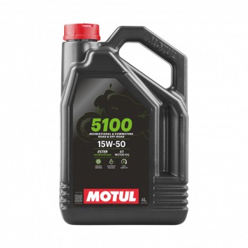Мотоциклетна олива Motul 5100 4T 15W-50 4L 