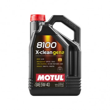 Моторна олива Motul 8100 X-clean gen2 5W-40 5L