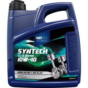 Моторна олива VATOIL 50783 SynTech LL-X Diesel 10W-40 4л (12-4 DIESEL)