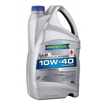 Моторна напівсинтетична олива Ravenol 10W-40 LLO SN/CF, A3/B4 4л