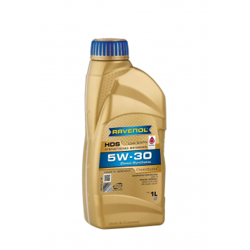 Моторное масло Ravenol 5W-30 -HDS С4, RN0720 1л Low Saps  