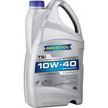 Полусинтетическое моторное масло Ravenol 10W-40 TSi SP/SN Plus/CF, A3/B4 4 л 