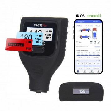 Товщиномір фарби Profiline TG-777 Pro (Професійна модель з підсвіткою та визначенням цинку)