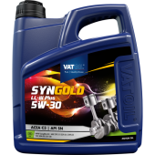 Моторна олива VATOIL 50021 SynGold LL-III Plus 5W-30 4л (10-4 LONGL III)