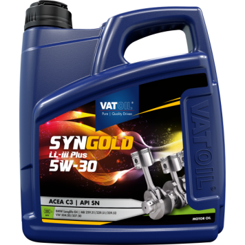 Моторна олива VATOIL 50021 SynGold LL-III Plus 5W-30 4л (10-4 LONGL III)
