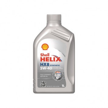 Масло SHELL Helix HX8 Synthetic 5W-40, 1L