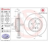 Диск тормозной передний вентилируемый Brembo 09.C409.13 BMW 5 F10
