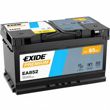 Автомобільний акумулятор EXIDE Premium Carbon Boost 2.0 6СТ-85Ah АзЕ (-/+) 800A