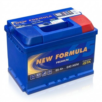 Автомобильный аккумулятор New Formula PREMIUM 6СТ-65Ah Аз 640А