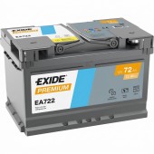 Автомобільний акумулятор EXIDE Premium Carbon Boost 6СТ-72Ah АзЕ (-/+) 720A