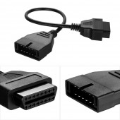 Конектор перехідник з OBD1 на OBD2, з 12pin на 16pin