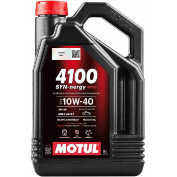 MOTUL 4100 SYN-NERGY SPEC 10W-40 5л моторна олива 387706/ 112892