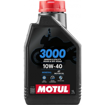 MOTUL 3000 4T 10W-40 1л Моторна олива для 4-х тактних двигунів 846011/107672  