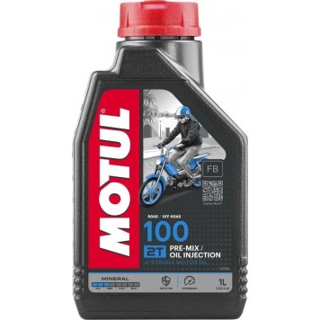 Motul 100 2T моторна олива для 2-х тактних двигунів 837511/100 2T (1L)/104024 